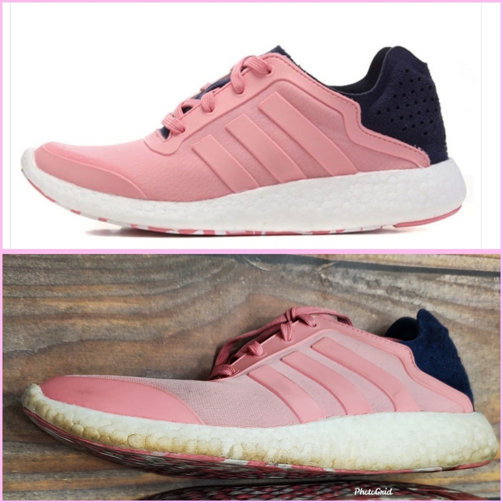 Adidas Pink/Navy Training Sneakers
